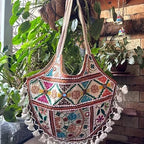Desi Boho Patchwork Tote Bags