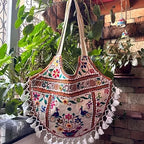 Desi Boho Patchwork Tote Bags