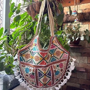 Desi Boho Patchwork Tote Bags